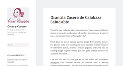 Desktop Screenshot of cosesycosetes.com